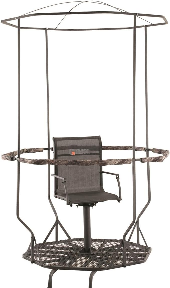 Guide Gear Full Blind Enclosure 20' Tripod Hunting Deer Stand Cover, Camo