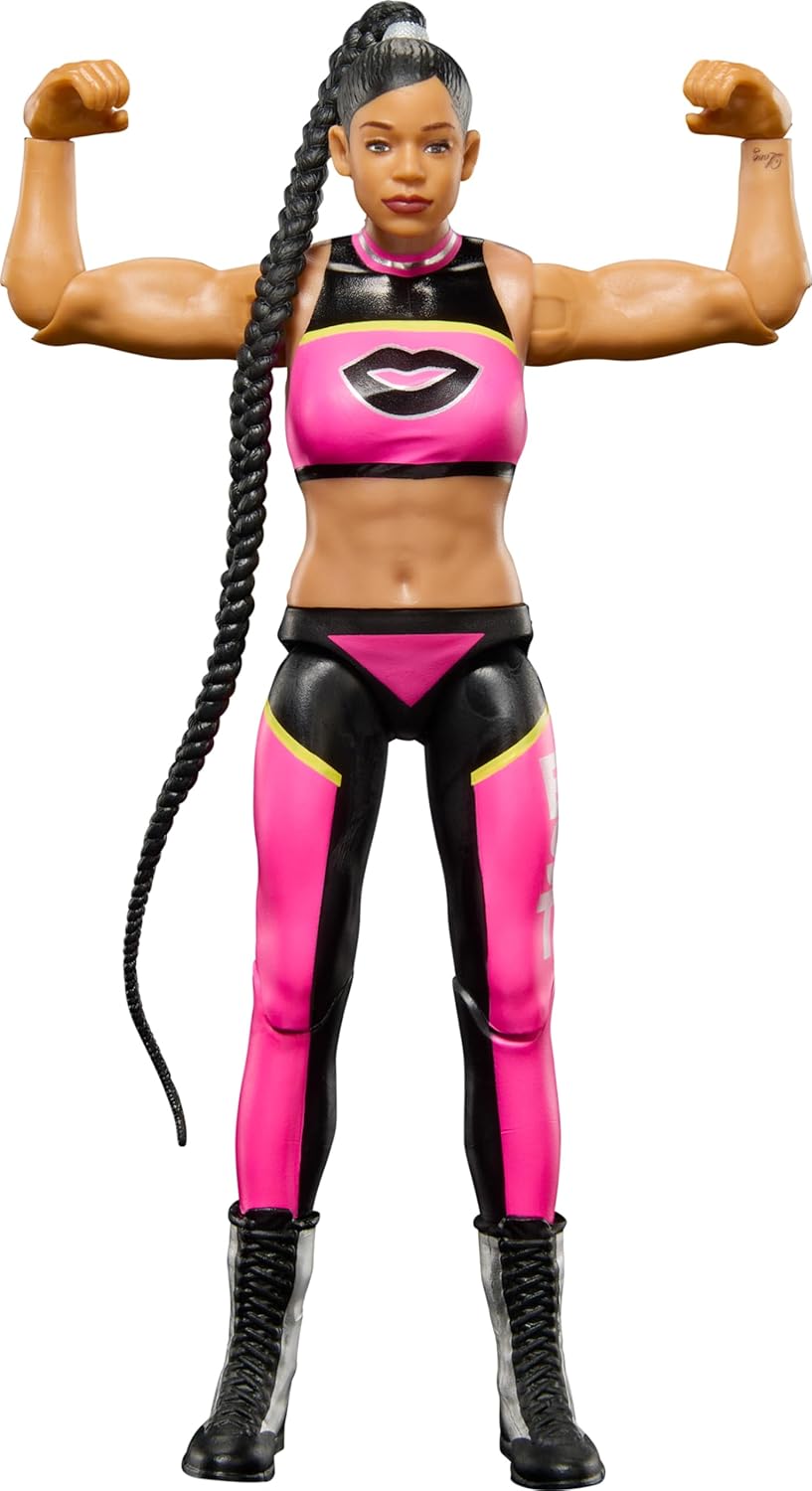 Mattel WWE Action Figure, 6-inch Collectible Bianca Belair with 10 Articulation Points & Life-Like Look
