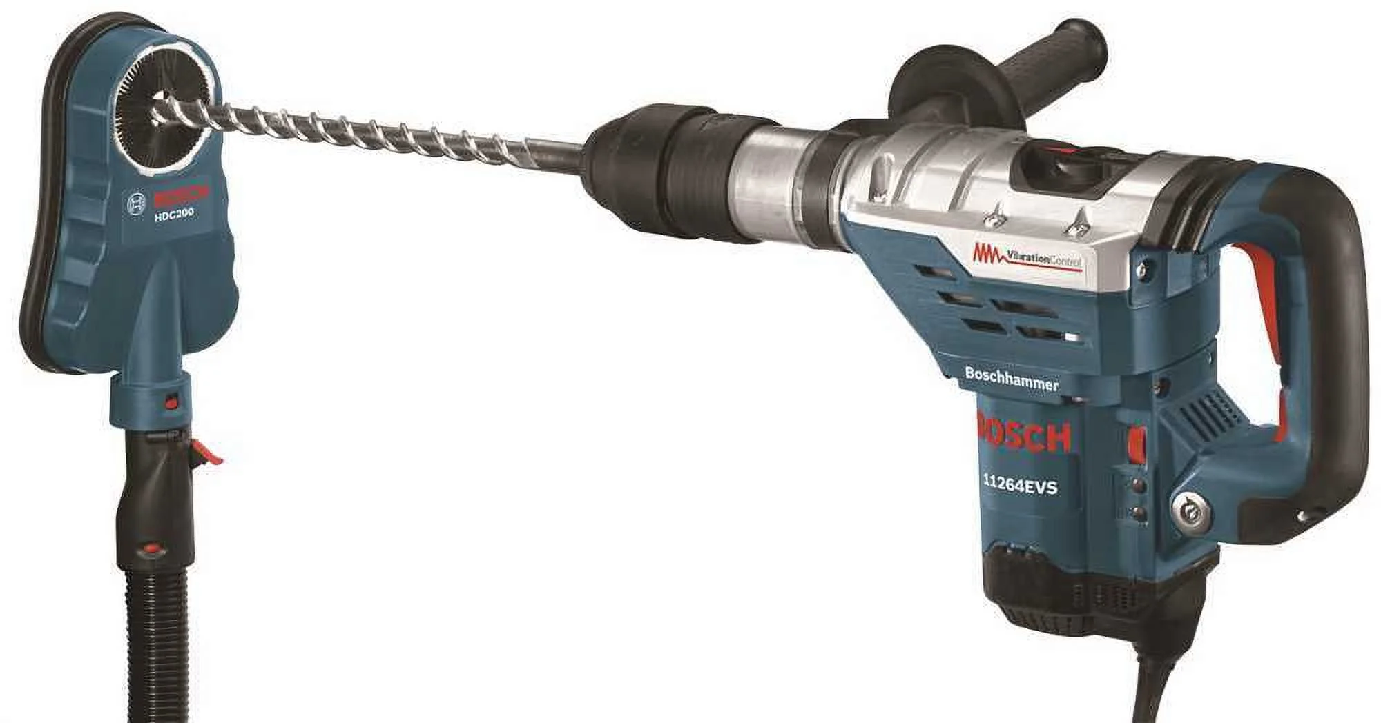 Bosch SDS-max 8 in. L Dust Collection Attachment Teal 1 pc.