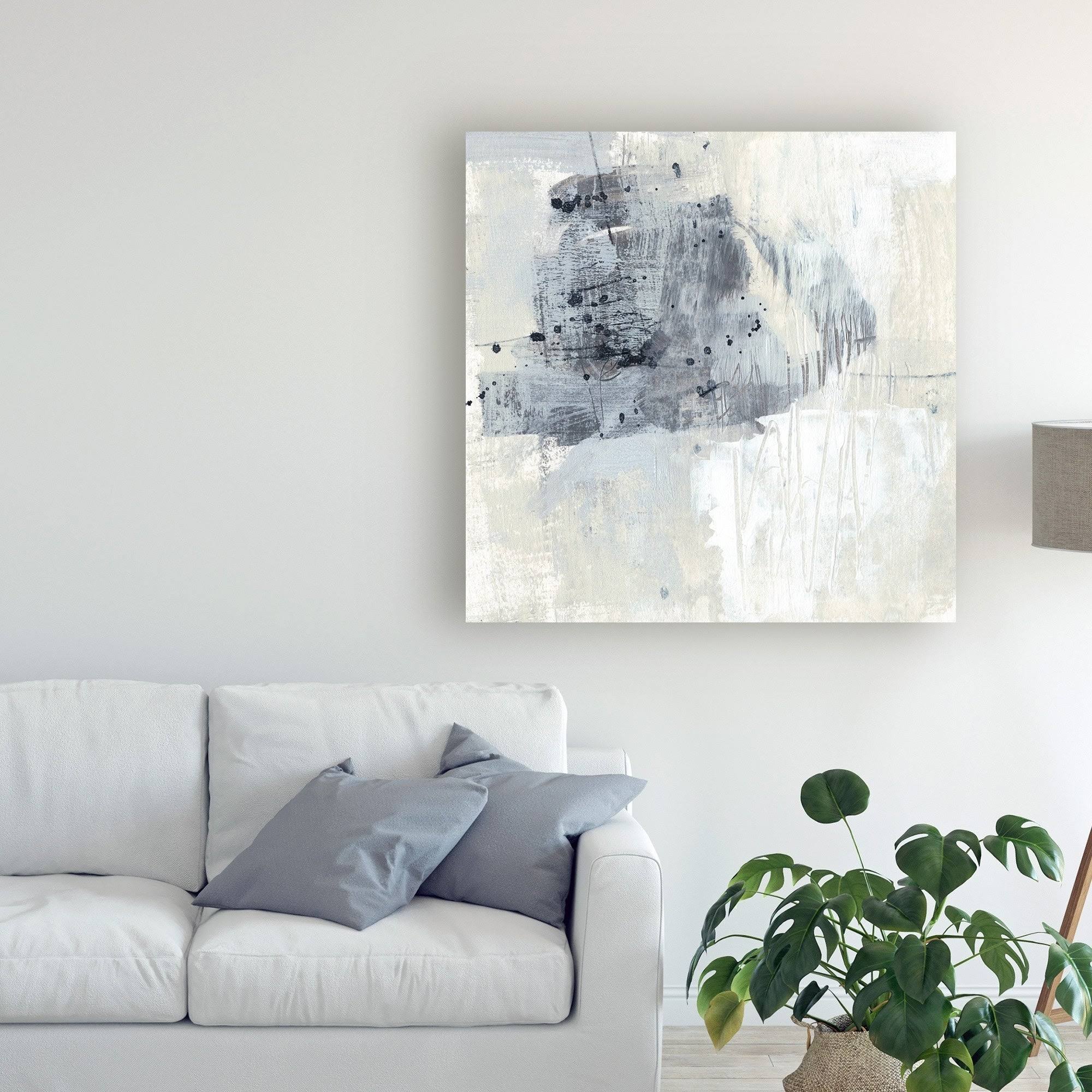 Jennifer Goldberger &A Drop of Paynes I& Canvas Art - 24x24