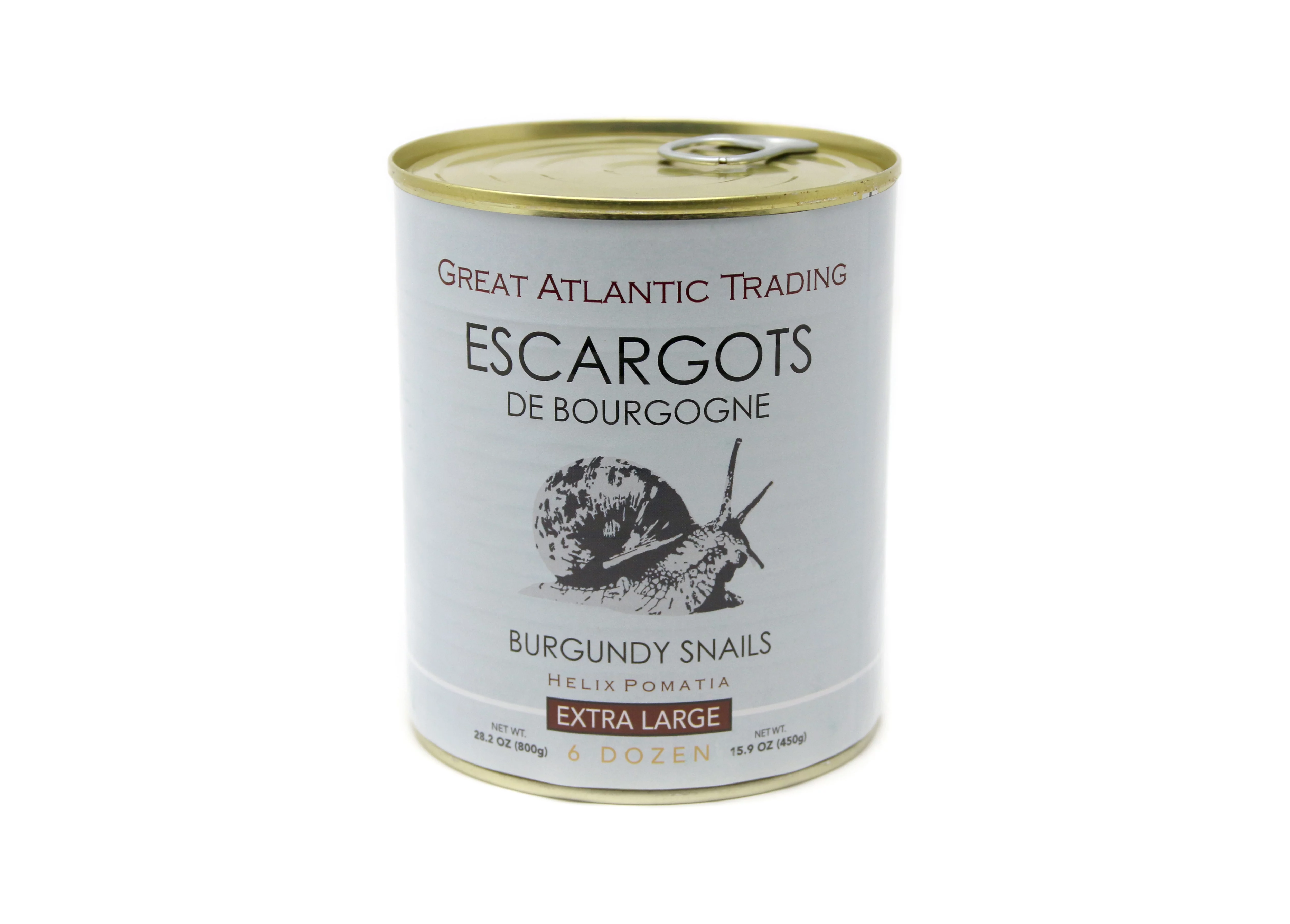 Escargots - 72 Pieces of Organic Helix Burgundy Snails - Land Lobster