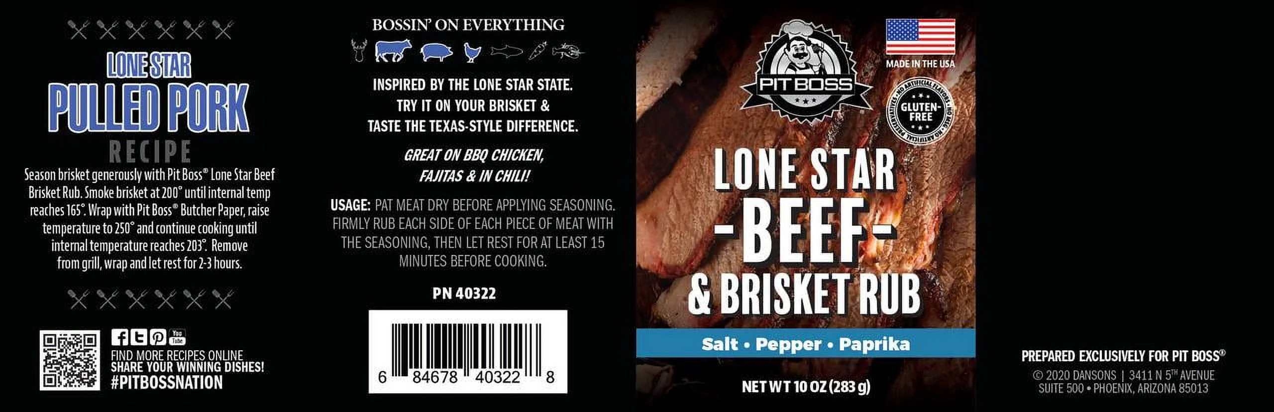 Pit Boss Lone Star Beef Brisket Rub