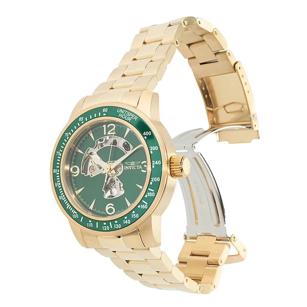 Invicta Men's 38557 Specialty Mechanical Multifunction Green Dial Watch