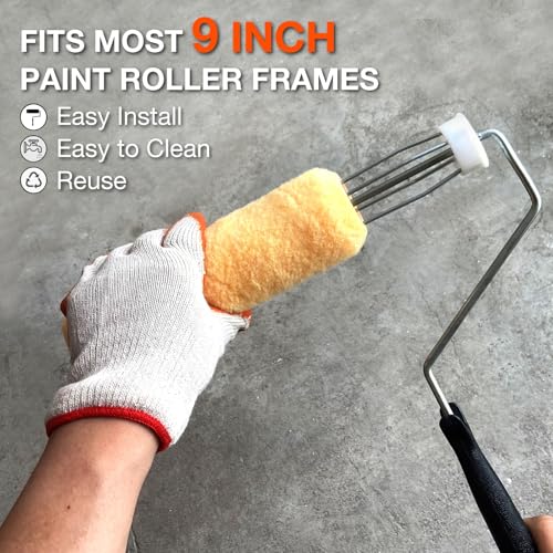18 piece 9 inch all paints paint roller,paint roller covers,paint roller sets,paint roller covers 9 inch,paint roller kits