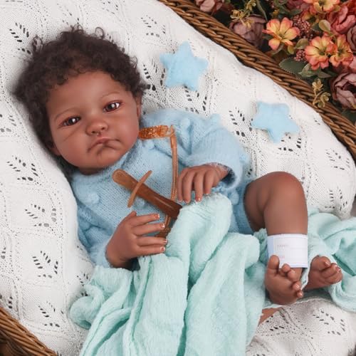 WOOROY Realistic Reborn Baby Dolls - 20 Inch Lifelike Newborn Baby Doll Girl Real Life Baby Dolls with Weighted Soft Body Gift Toy for Kids Age 3+