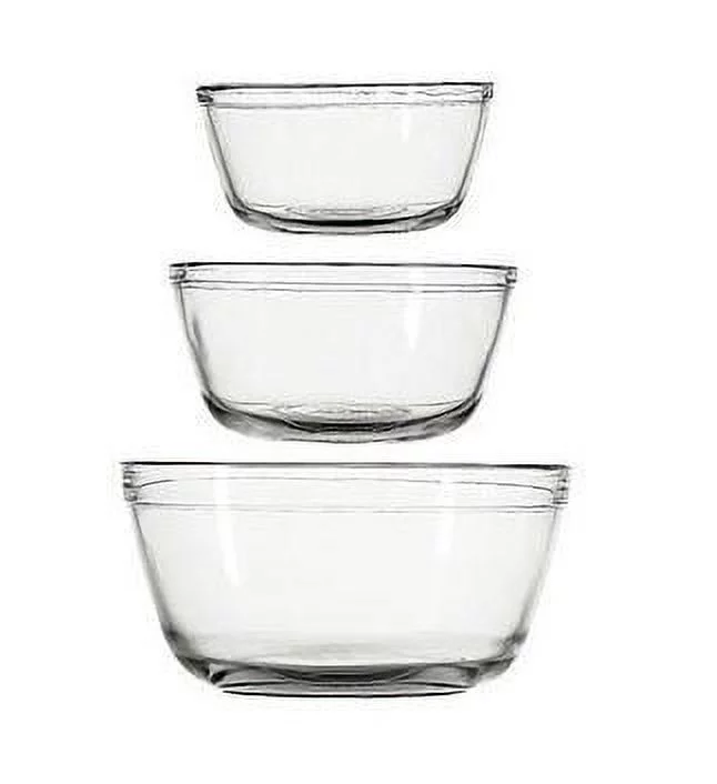 Anchor Anchor 3 Piece Glass Mixing Bowl Set