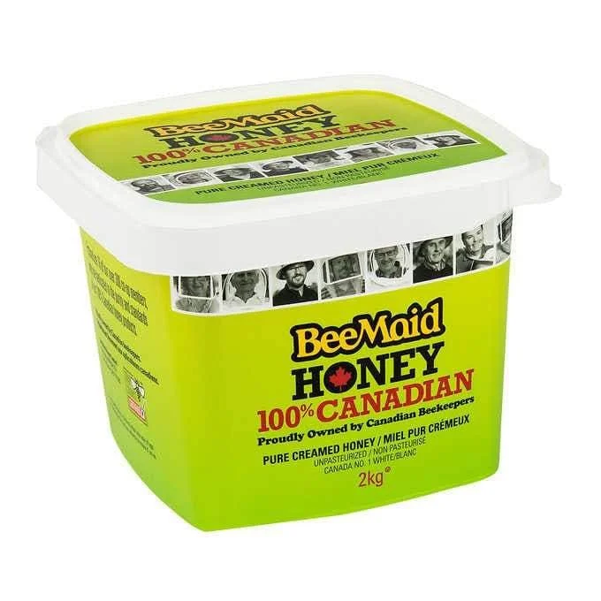Bee Maid Creamed Honey - 2kg, 2 Kilograms/4.4 Pounds