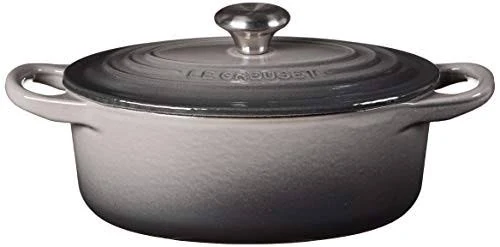 Le Creuset Signature Cast Iron 1-Quart Oyster Oval Dutch Oven