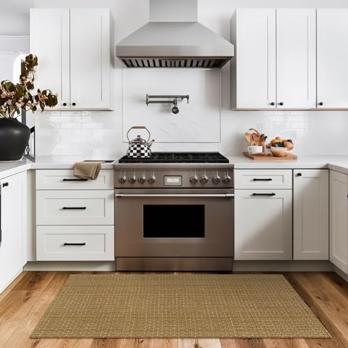 Seavish Small Rugs for Living Room 3x5 Rugs for Bedroom Aesthetic Washable Rugs for Kitchen Floor Low Pile Neutral Braided Rug Indoor Outdoor Rugs for Entryway Nursery Office Patio Porch Entry