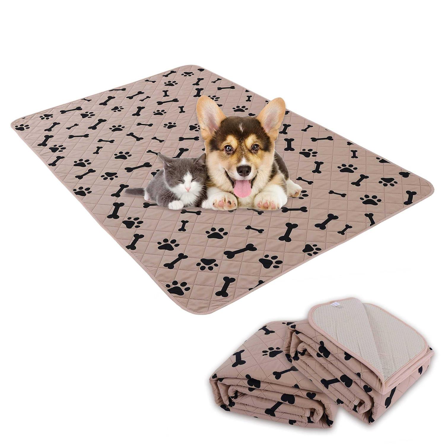 nanbowang Dog Crate Pee Pads Wahable Dog Rugs Non-Slip Puppy Pads for Small Dogs - Pet Supplies online store
