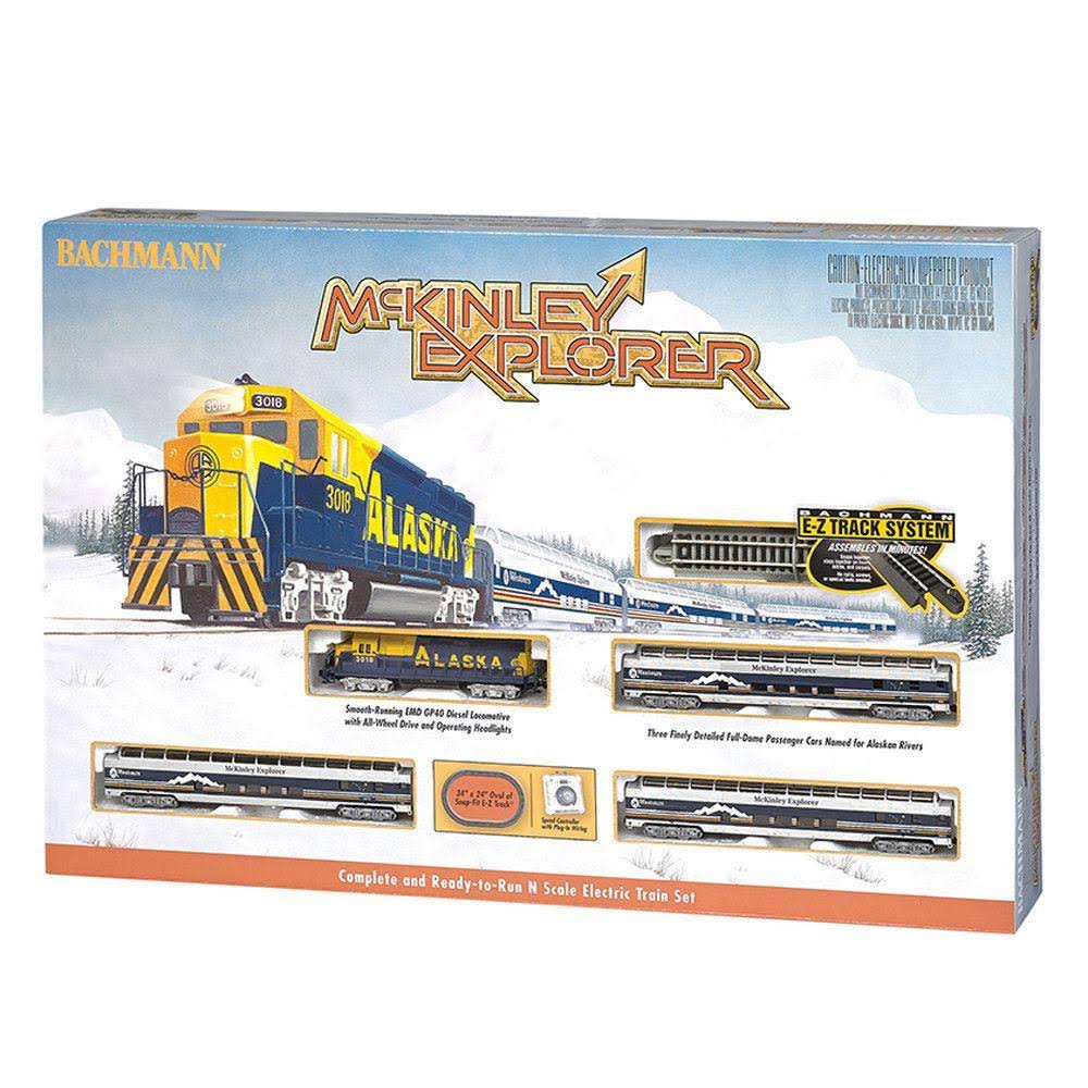 Bachmann Trains Mckinley Explorer Ready-To-Run Electric Train Set, N Scale