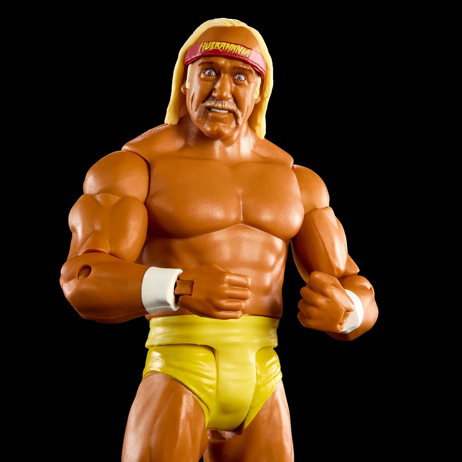 Mattel WWE Hulk Hogan Basic Action Figure, 10 Points of Articulation & Life-like Detail, 6-inch Collectible