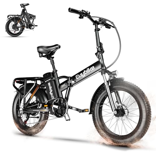 Folding Electric Bike for Adults, 1000W Motor(1500W Peak),30MPH, 60Mile,48V 20AH Battery,20