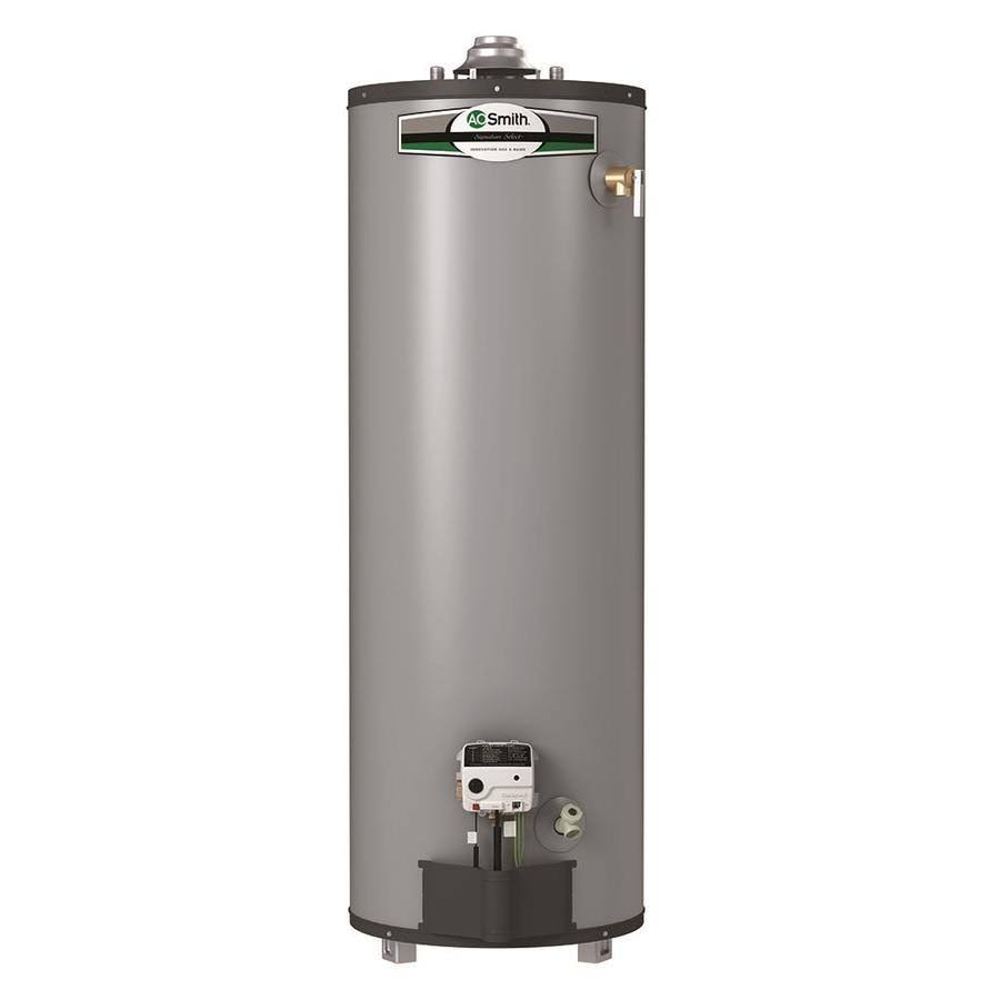 a.o. Smith Signature Select 50-Gallon Tall 9-Year Limited 40000-BTU Natural GAS Water Heater | G9-UT5040NVR