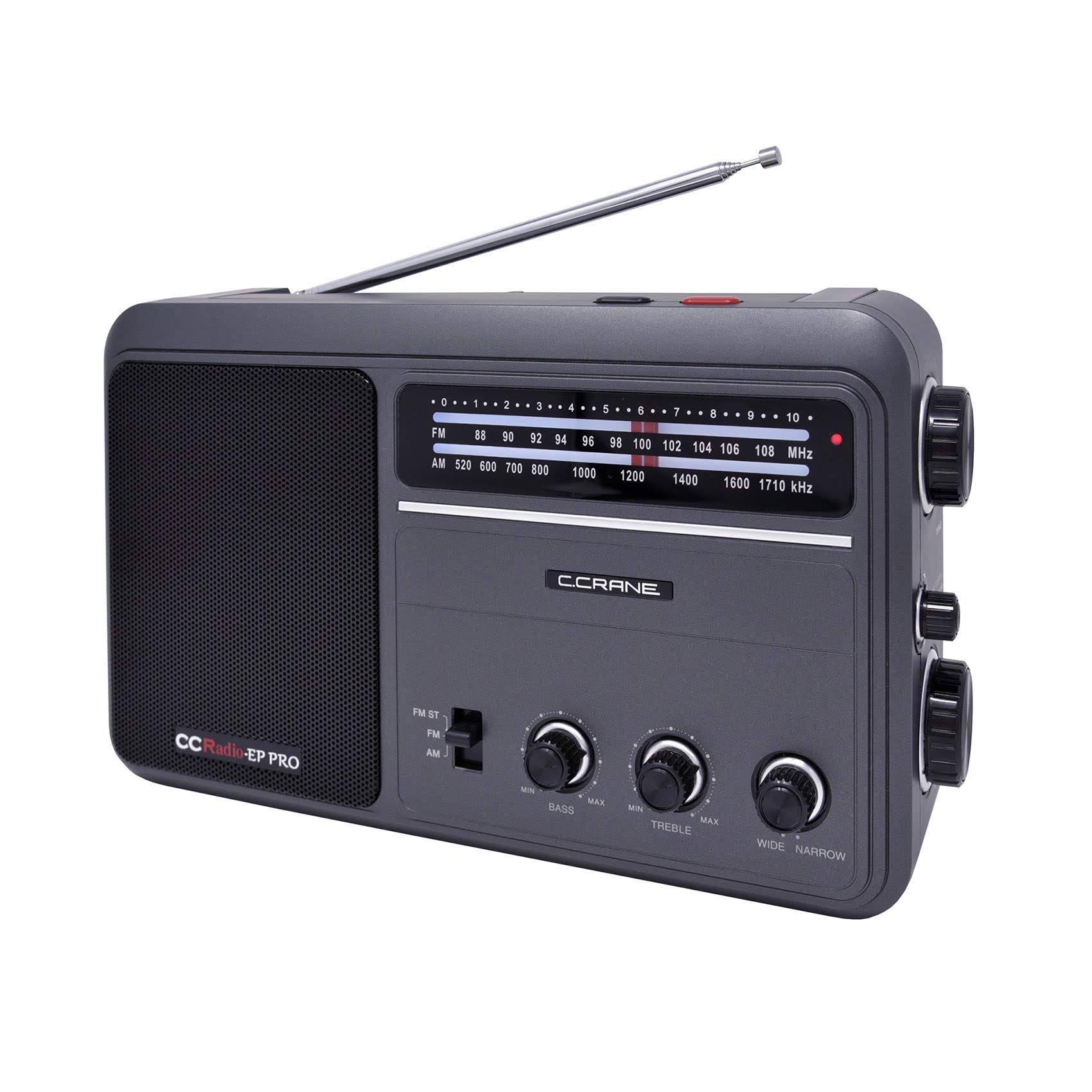 C.Crane C Crane Portable CCRadio-EP Pro Am FM Radio with AC Adapter Cepro