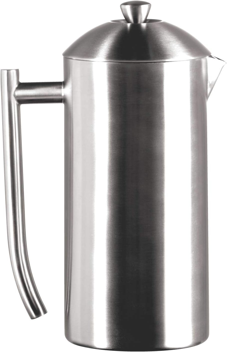 Frieling Double-Walled Stainless-Steel French Press Coffee Maker, Polished, 23 Ounces