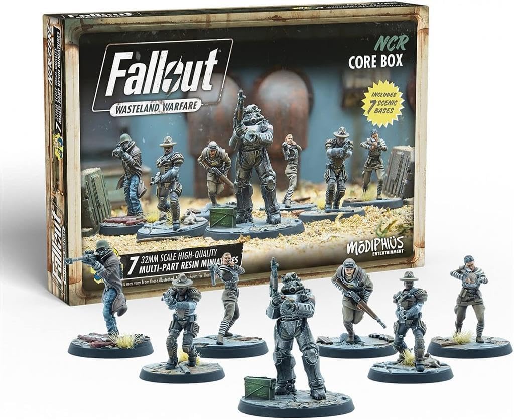 Modiphius Fallout - Wasteland Warfare - NCR Core Box, Multicolor
