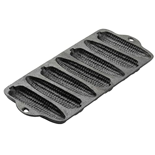 Tablecraft 11034 Corn Bread Loaf Pan, 11.875-inch Length, Cast Iron