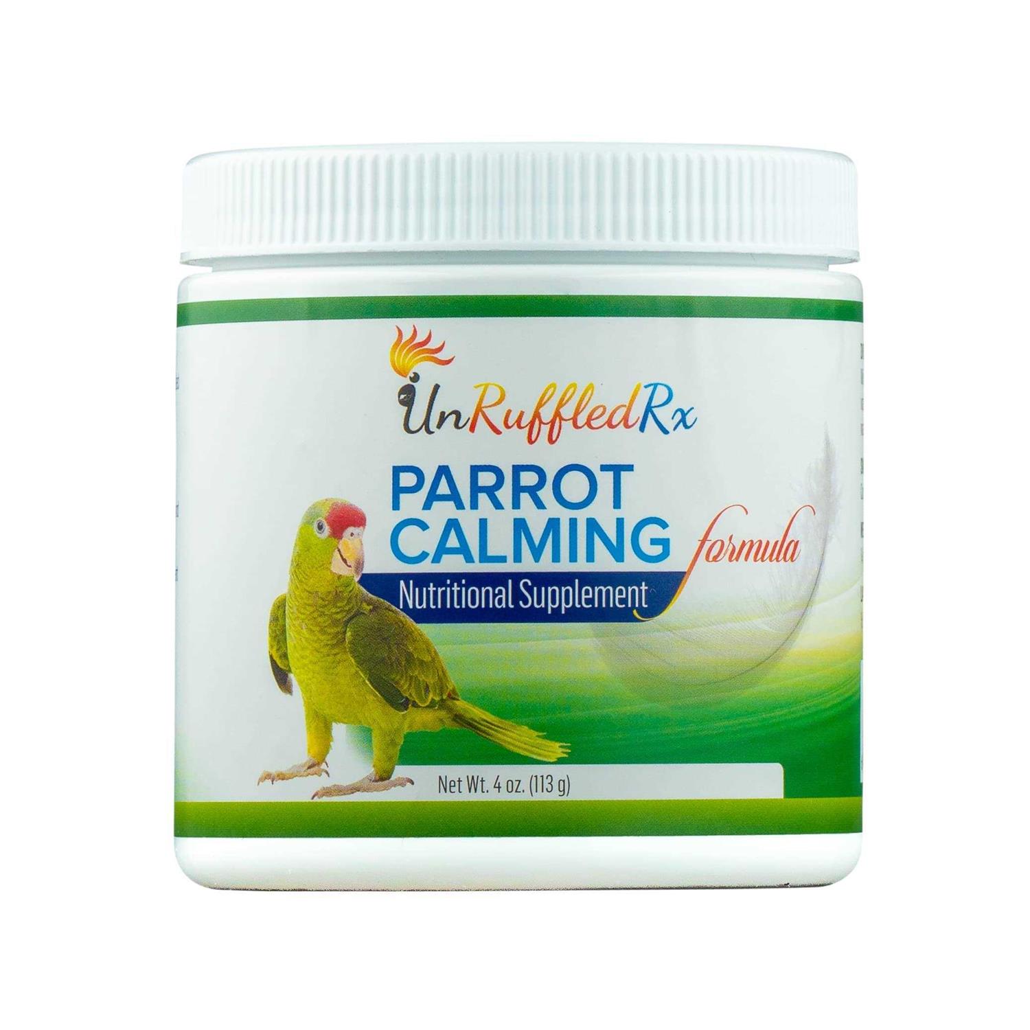 UnRuffledRx Parrot Calming Formula Dietary Supplement for Birds 4 oz - Pet Supplies online store