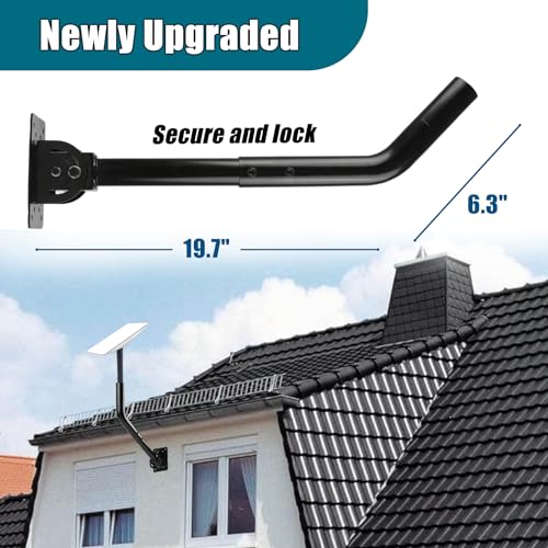 Starlink Generation 3 Heavy Duty Pivot Roof Mount Kit, Starlink Roof Mounting Kit for Starlink Internet Kit Satellite Compatible with Gen3 / V3 Starlink Standard Dish, Starlink Accessories