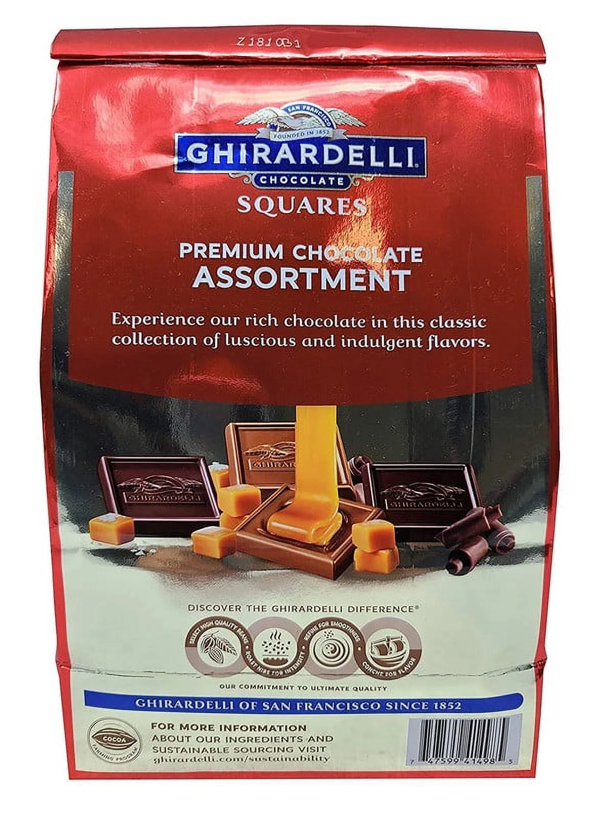 Ghirardelli Chocolate Squares Premium Chocolate Assortment, 23.8 Ounce.