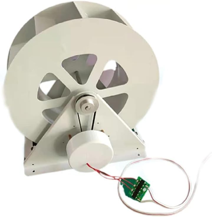 100W 1-35V Water Wheel Generator, Hydroelectric Generator Low Speed Disc Generator for Landscape Decoration Outdoor (Color : White, Size : 100W)