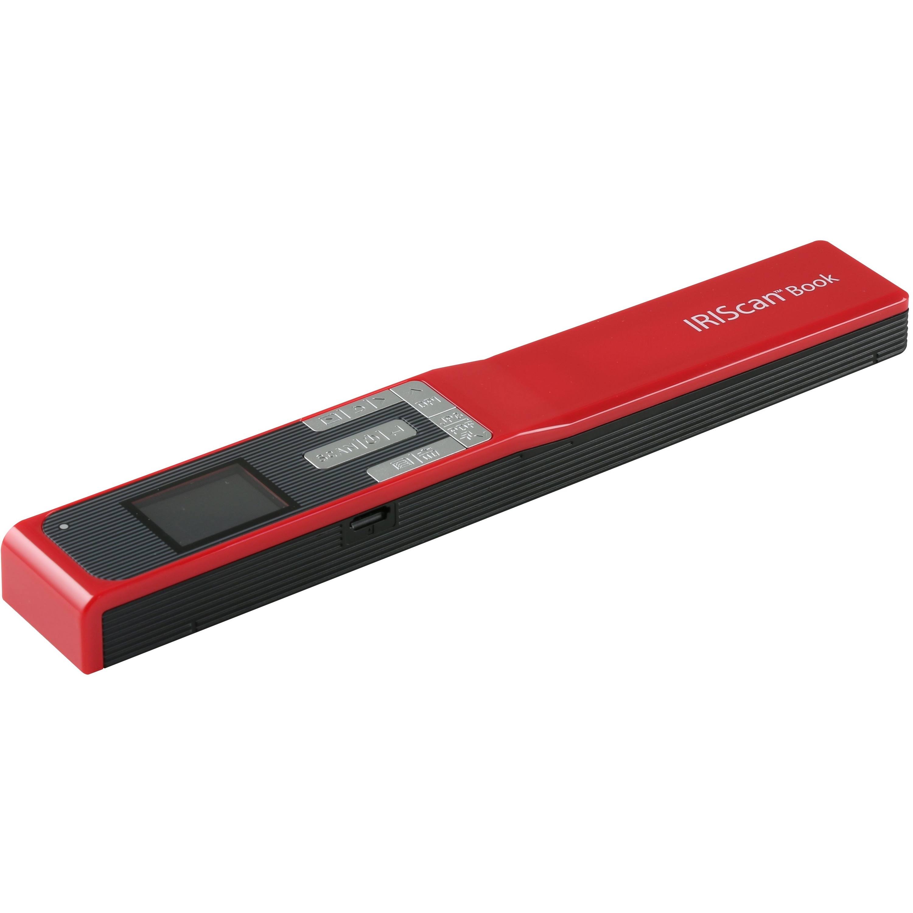 Iris Iriscan Book 5 Portable Scanner Red