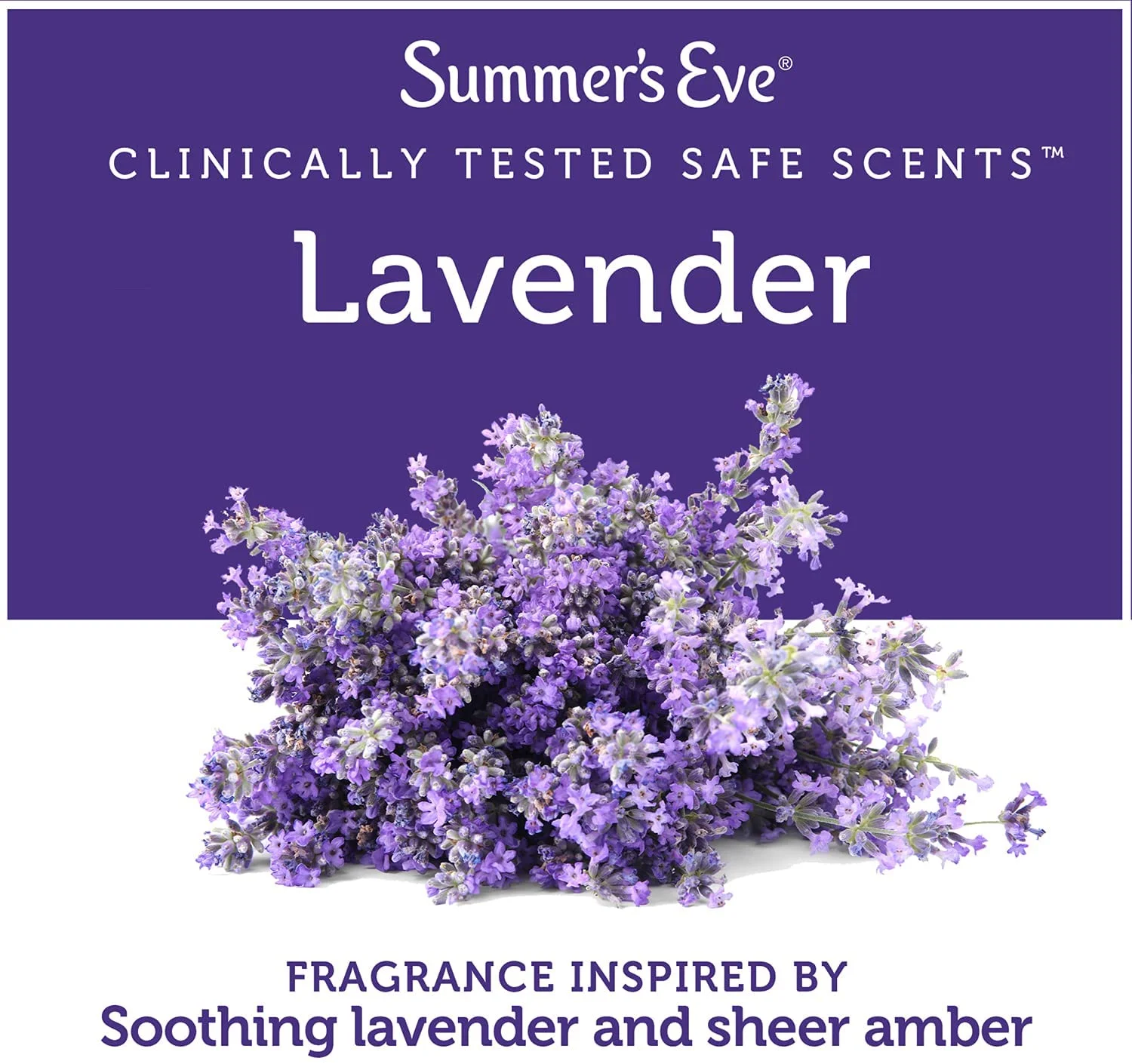 Summer's Eve Lavender Night-Time Cleansing Wash for Sensitive Skin, 12 oz Pack of 3