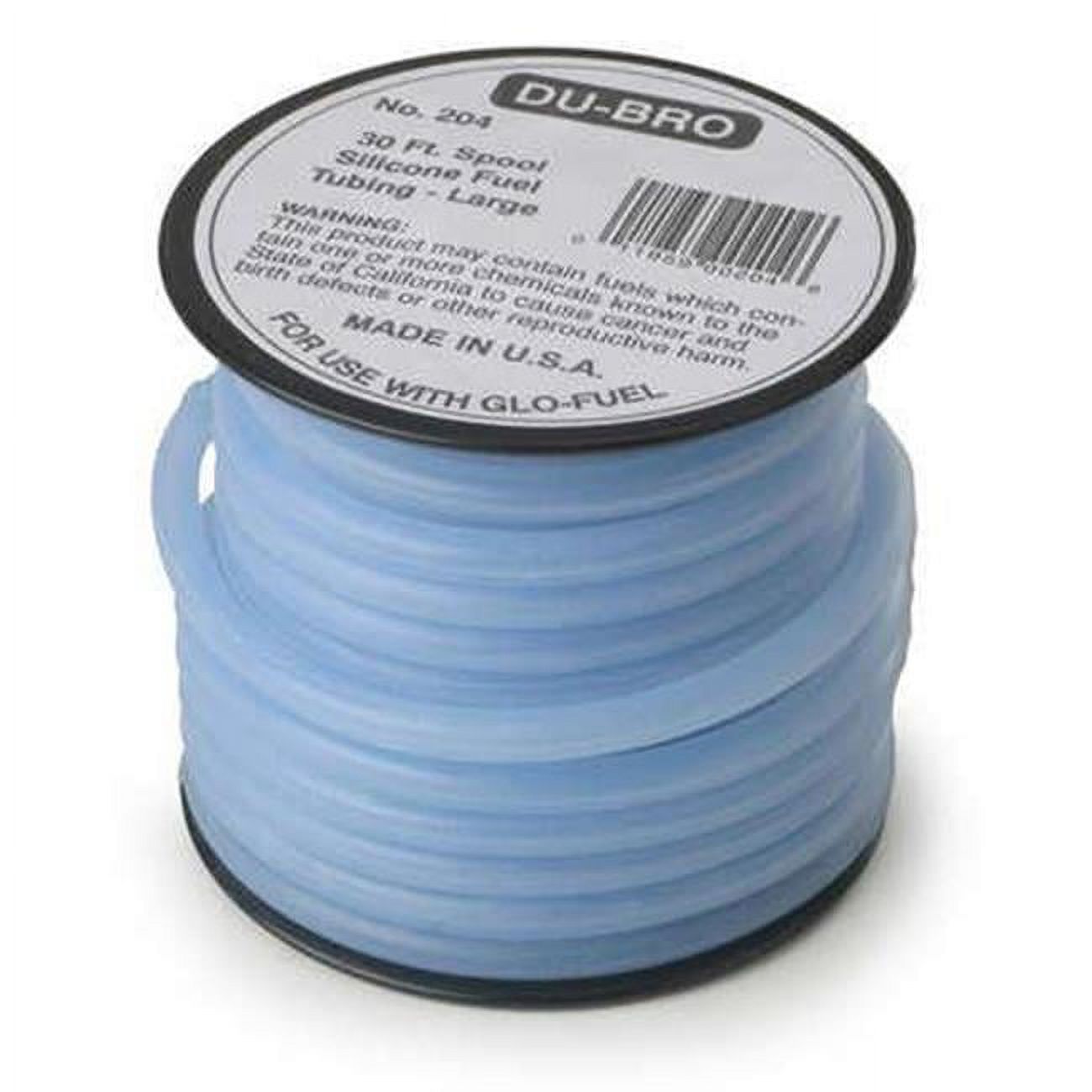 0.12 in. x 30 ft. Super Blue Silicon Tubing, Large