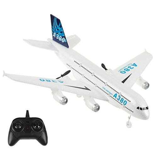 Remote Control Airplane - RC Plane Ready to Fly, 2.4Ghz 2 Channel RC Aircraft Built in 3-Axis Gyroscope, Durable EPP Styrofoam Remote Control Plane for Kids Boys Girls Beginner