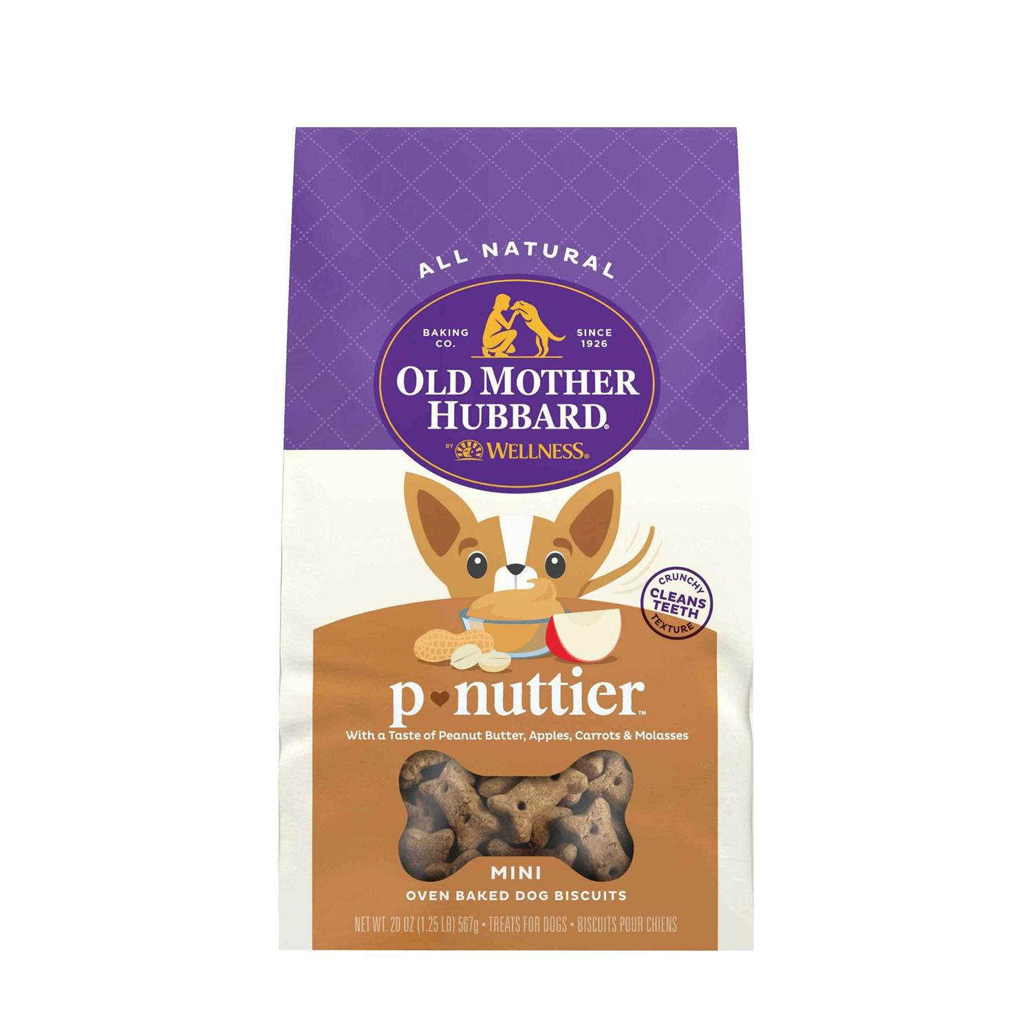 Old Mother Hubbard Classic P-Nuttier Biscuits Baked Dog Treats Mini - Pet Supplies online store