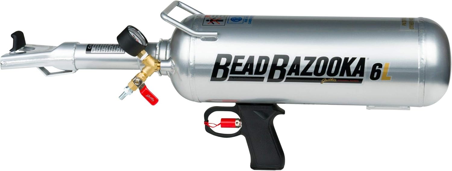 Gaither Handheld Bead Bazooka - Professional Automotive Tools, Bead Seater Blaster Tool with Rapid Air Release, Tire Inflator for Passenger and Commercial Vehicles, 6 Liter
