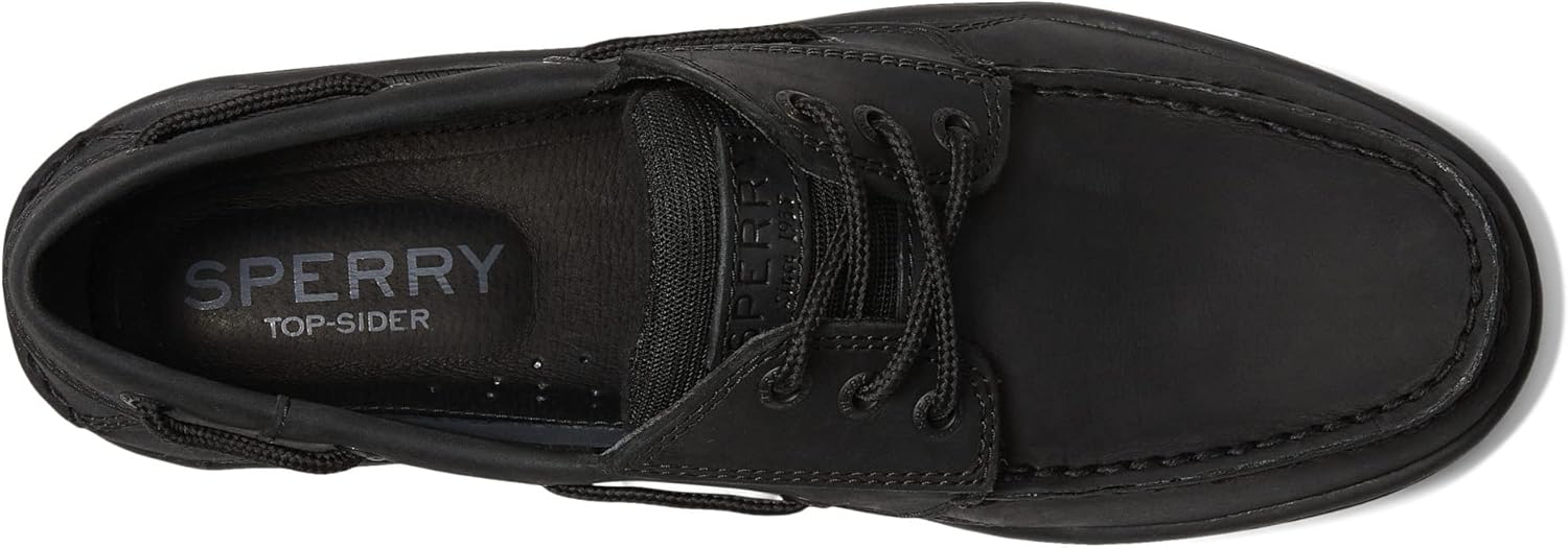 Sperry Men's Billfish 3-Eye Boat Shoe Black 10 M