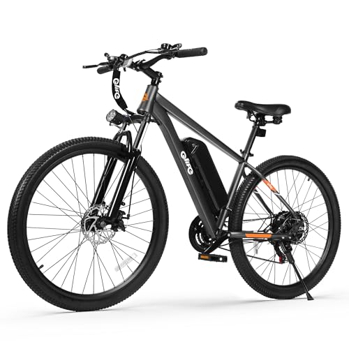 Racer Electric Bike for Adults - 21-Speed Mountain Ebike with Peak 1200W 28MPH Brushless Motor, 48V10.4Ah Removable Battery, 27.5X2.1 Tire Step Over E-MTB, Up to 50 Miles(PAS1), E Bikes