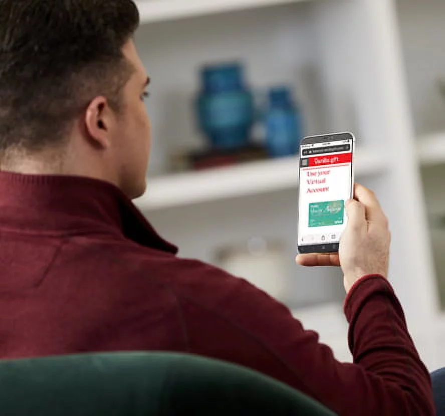 $100 Icons Stocking Vanilla eGift Visa® Virtual Account