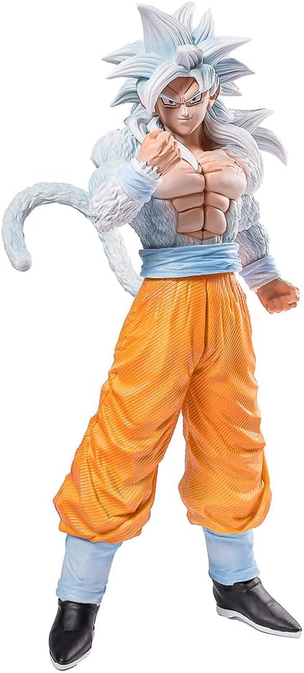 Goku Figure， Super Saiyan 5 Goku Action Figure Figurine DBZ ssj5 Birthday Gifts 11.4 Inch