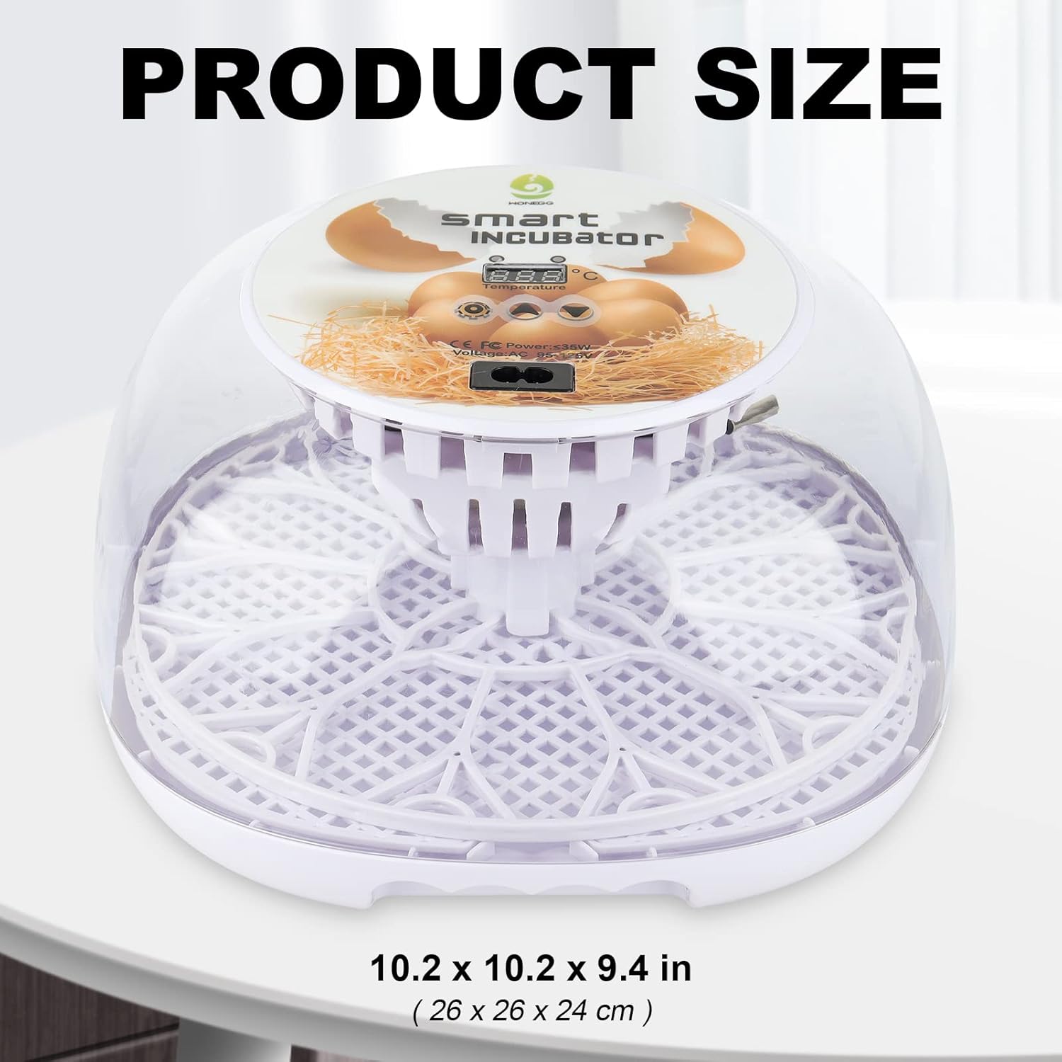 Egg Incubator incubators for Hatching Eggs: Chicken Quail Duck Bird Chick Incubator kit with Automatic Egg Turner,Nurture Right 360 Incubator hatcher for Turkey Parrot Goose 12-24 Egg