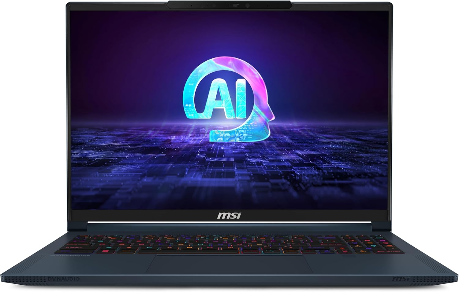 MSI Stealth 16 AI Studio 16” 240Hz QHD+ Gaming Laptop: Intel Core Ultra 9, NVIDIA Geforce RTX 4060, 32GB DDR5, 1TB NVMe SSD, Thunderbolt 4, Cooler Boost Trinity+, Win 11 PRO: Star Blue A1VFG-028US