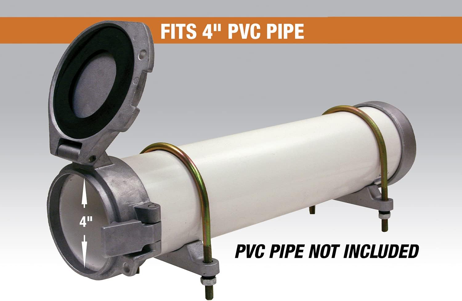 Buyers Products CC400 PVC Conduit Carrier Kit, 4 Inch Diameter , White Pack of 2