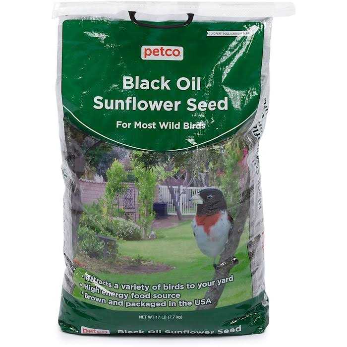 Petco Black Oil Sunflower Seed Wild Bird Food - Pet Supplies online store