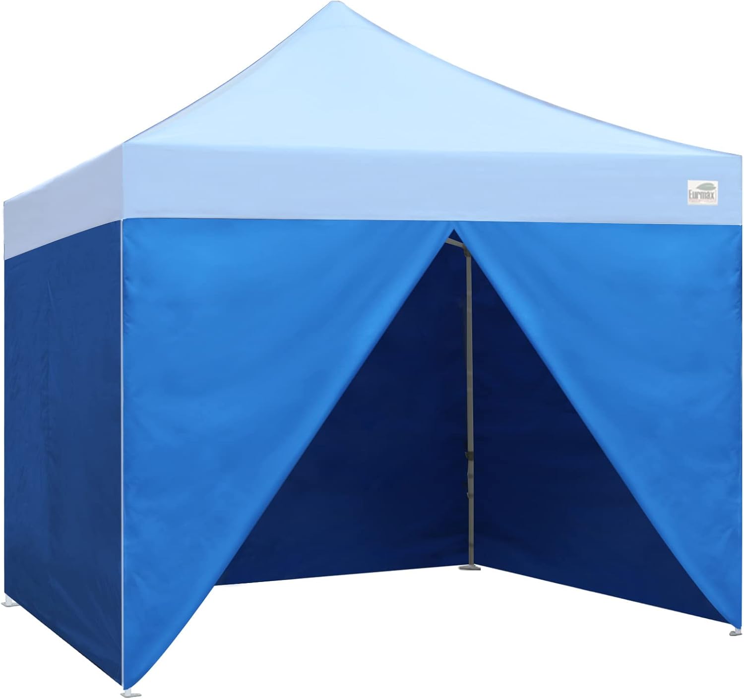 Eurmax USA Full Zippered Walls for 10 x 10 Easy Pop Up Canopy Tent,3 Removable Enclosure sidewalls & 1 Middle Door Wall,4 Walls ONLY(White)