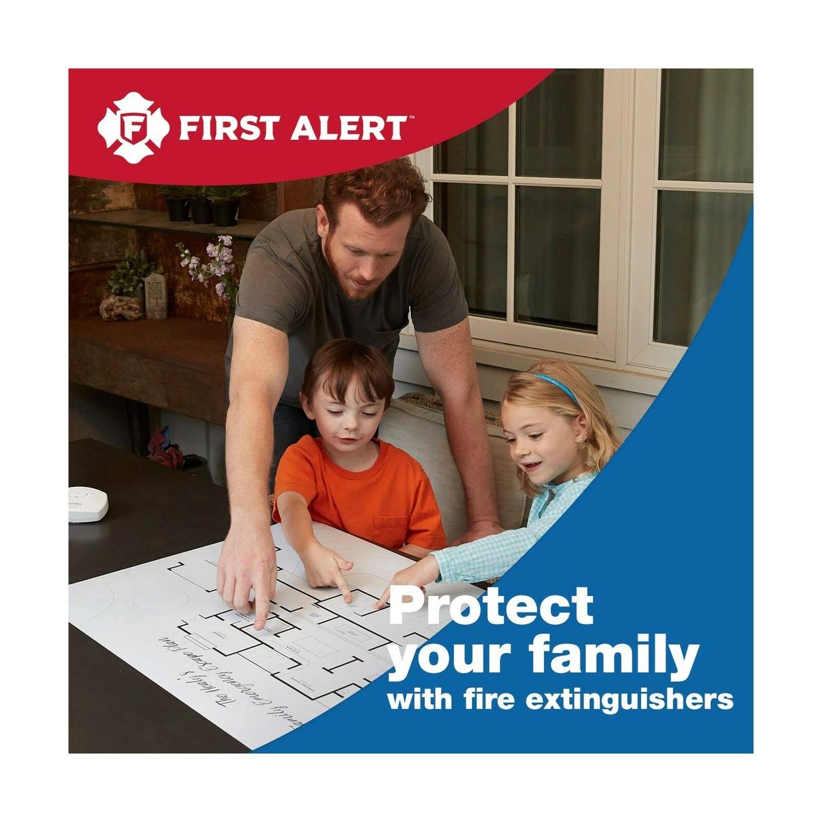 First Alert PRO10 Commercial Fire Extinguisher, Red