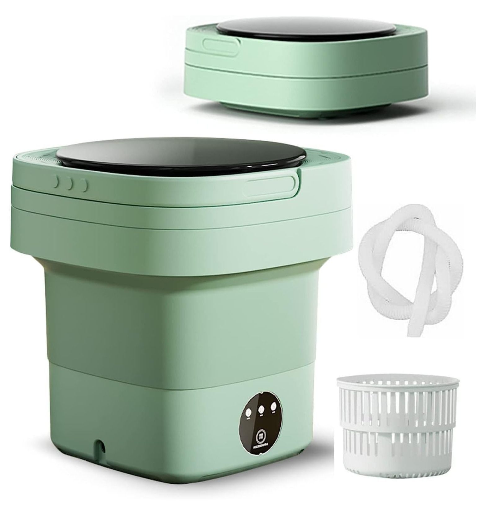 Portable Washing Machine with Disinfection and sterilization, Small Washing Machine Foldable for Underwear,Baby Clothes,or Small Items,Suitable for Apartments, Dormitories,Camping,Travel,Lavender