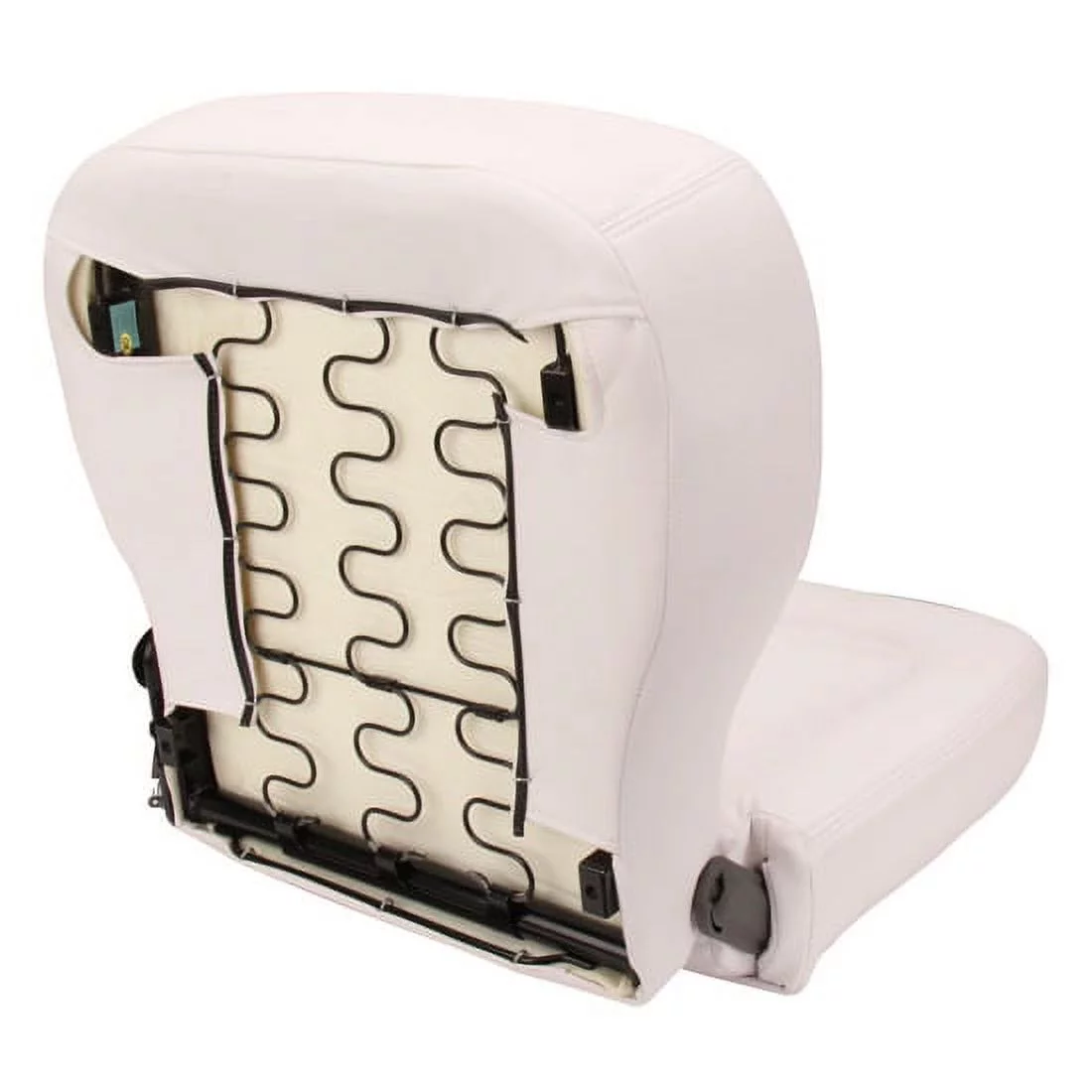 Procar Uncovered Low Back Bucket Seats, Foam Padded Driver and Passenger Uncovered Seats, Each Seat Includes a Pair of Seat Sliders, 24” Tall, 20-1/2” Wide