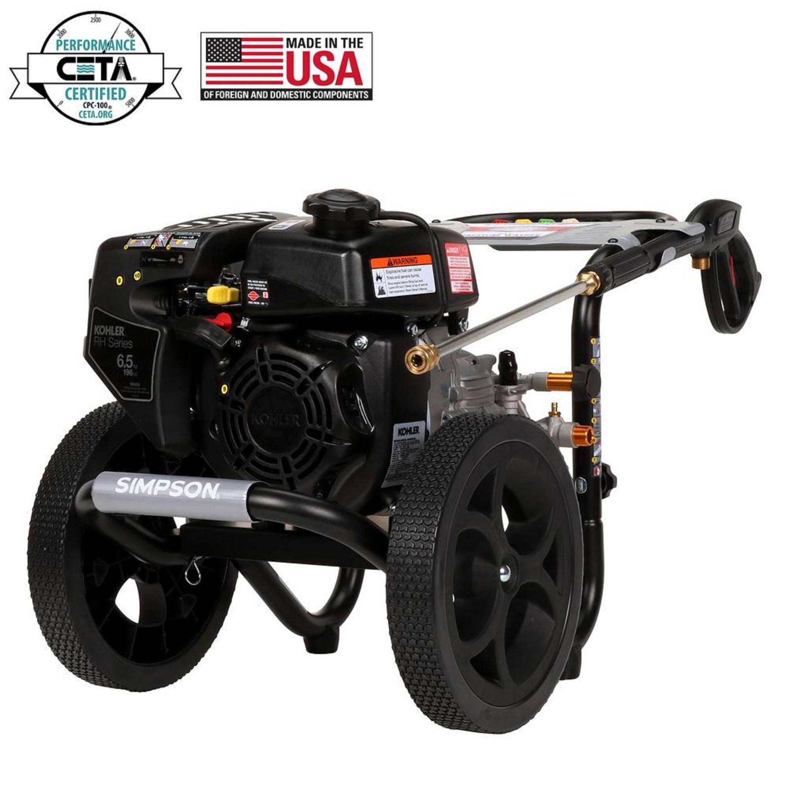 Simpson Kohler RH265 MegaShot 3000-psi 2.4-GPM Gas Pressure Washer