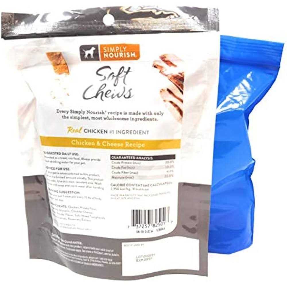 Simply Nourish Soft Chews Dog Treat Sticks, 6oz and Tesadorz Resealable Bags - Pet Supplies online store