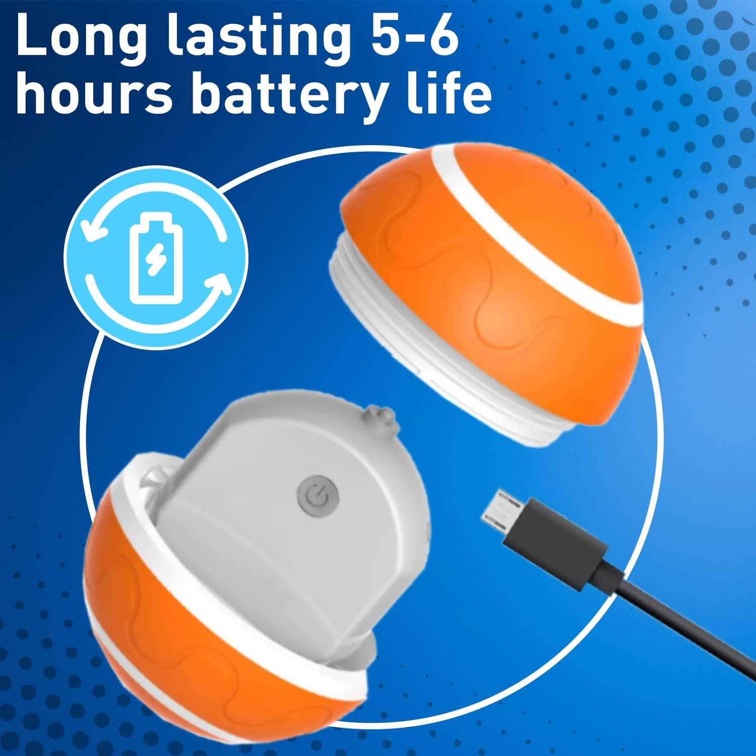 csd Interactive Dog Ball Toy Automatic Pet Ball for Dogs Automatic Ball with USB Charging & LED Lights - Pet Supplies online store