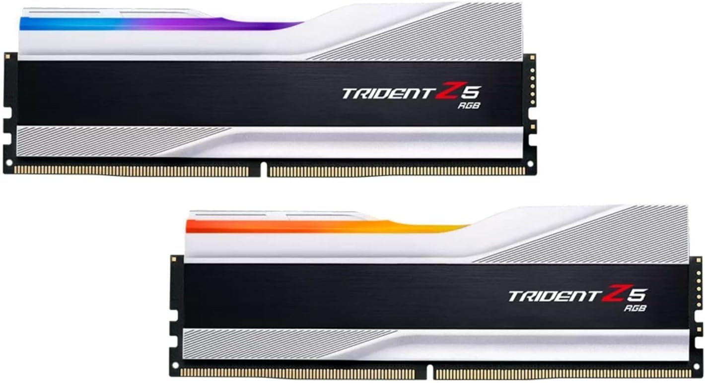 G.SKILL DDR5 RAM DDR5-6400 32GB Memory C32 Trident Z5 RGB K2, Black, F5-6400J3239G16GX2-TZ5RS