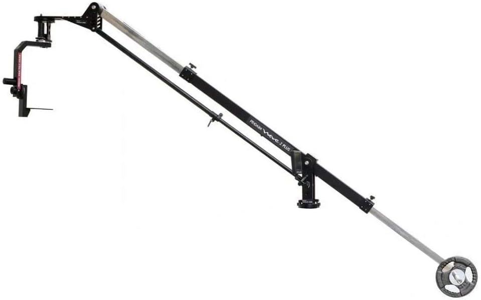 PROAIM 10' Wave-2 Plus Telescopic Jib Arm Crane with Professional Motorized Jr. Pan Tilt Head Supporting Cameras (P-WV-2PL-JR)