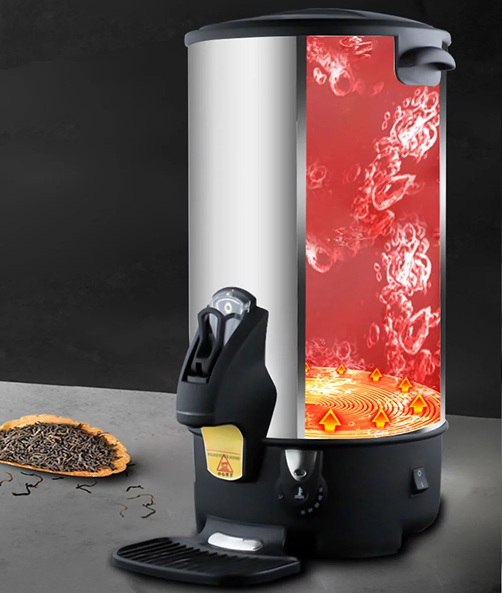 PreAsion Hot Water Dispenser 6L Office Kitchen Instant Heater Machine with Faucet Tap Stainless Steel